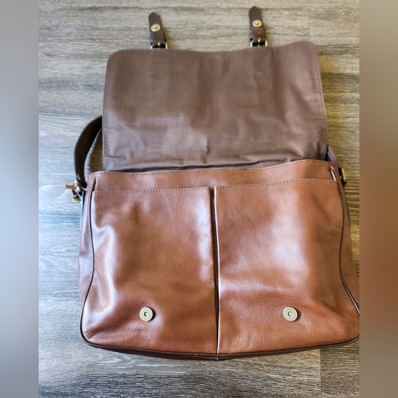 Fossil leather messenger bag - Picture 8 of 10